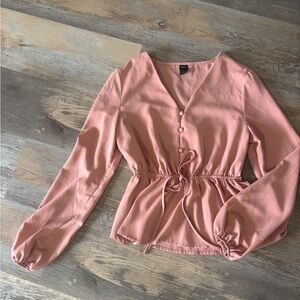 Elegant Pink Women's Top